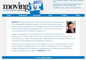 Oude website Moving IT